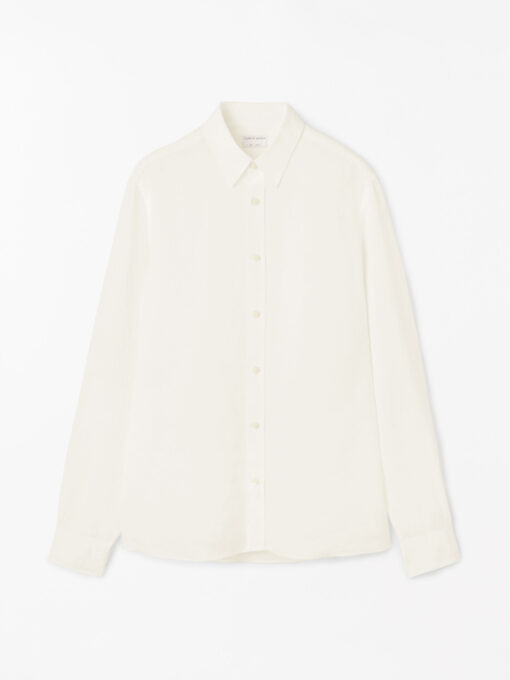Tiger of Sweden Spenser Casual Linen Shirt Off White
