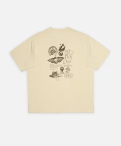 Nudie Jeans Koffe Fails T-Shirt Ecru