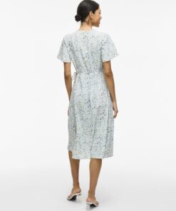 Vilovie Wrap Midi Dress Kentucky Blue