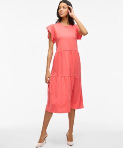 Vila Summer Midi Dress Dubarry