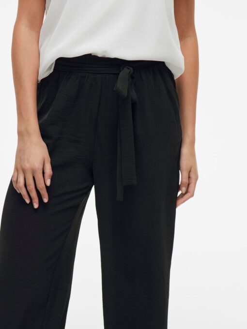 Vijosa Belted Culotte Pants Black