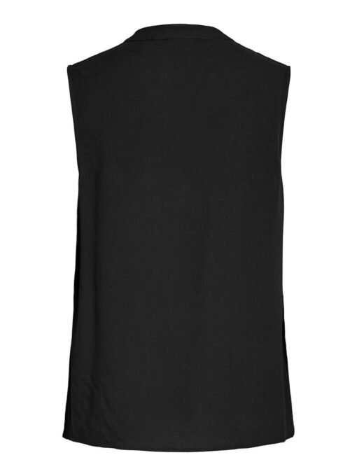 Virosa V-Neck Top Black