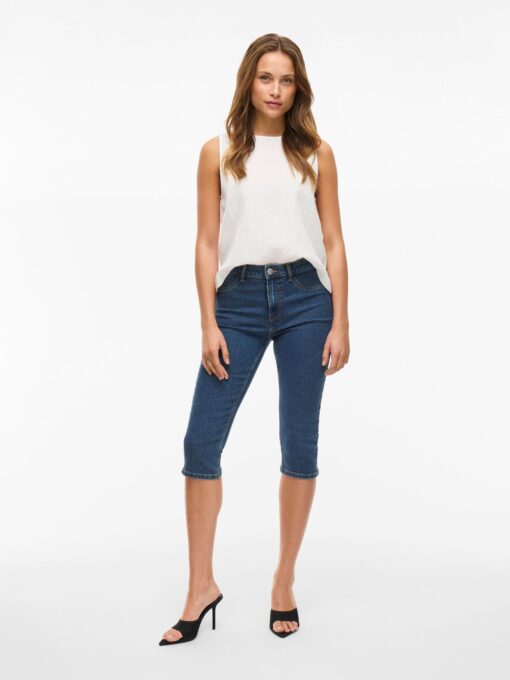 Vijeggy Capri Jeans Medium Blue Denim