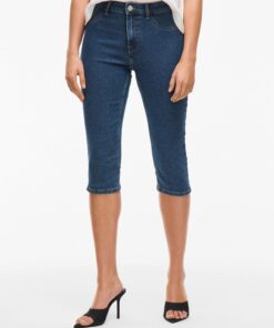 Vijeggy Capri Jeans Medium Blue Denim