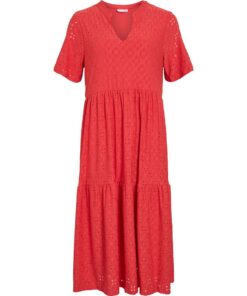 Vikawa Midi Dress Poppy Red