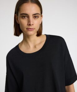 Slfwille Knit O-Neck Top Black