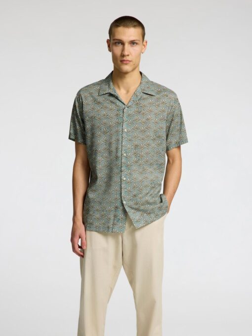 Selected Homme Air Shirt Iceberg Green