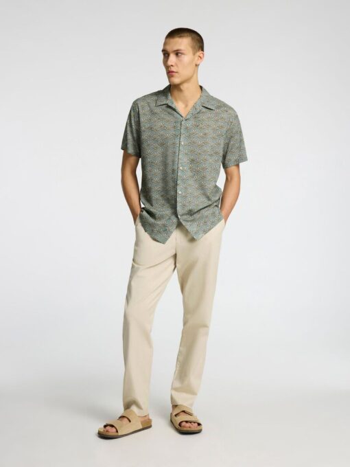Selected Homme Air Shirt Iceberg Green