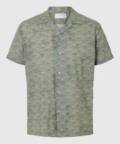 Selected Homme Air Shirt Iceberg Green