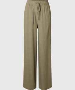 Slfviva-Gulia Long Linen Pants Vetiver