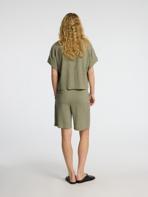 Slfviva Cropped Sun Shirt Vetiver