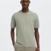 Selected Homme Berg Knit Tee Iceberg Green