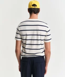 Gant Striped T-shirt Cream