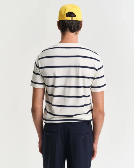 Gant Striped T-shirt Cream