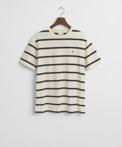 Gant Striped T-shirt Cream