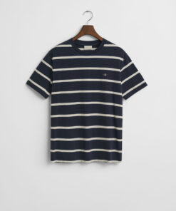 Gant Striped T-shirt Evening Blue