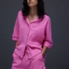 Aveny Cordelia Shirt Waffle Sachet Pink