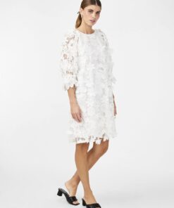 Y.A.S Yastrea Dress Star White