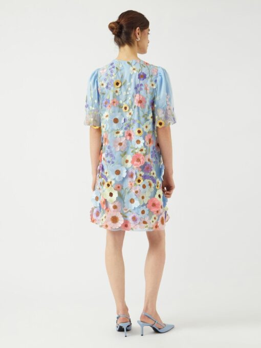 Y.A.S Yasflowering Dress Halogen Blue