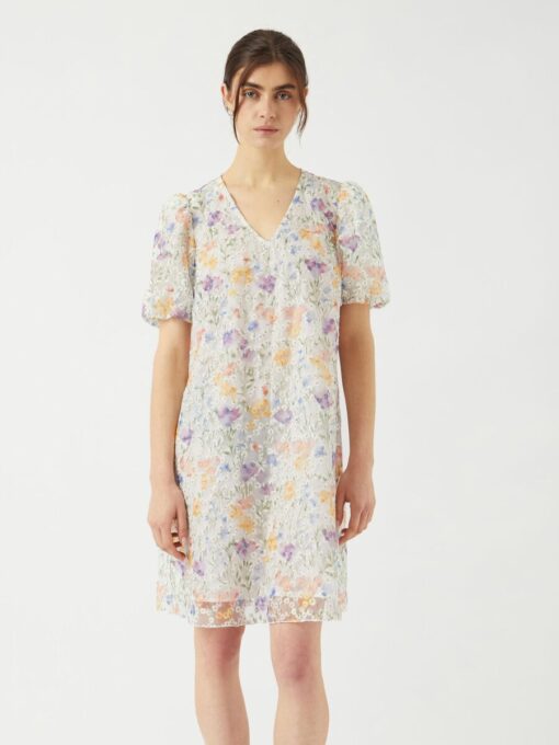 Y.A.S Yasleanna Dress Star White