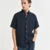 Gant Linen Shirt Evening Blue
