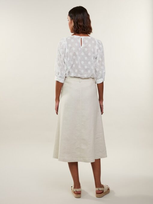 Stenströms Heidi Light Beige Cargo Skirt