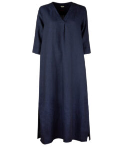 Stenströms Julia Navy Linen Dress
