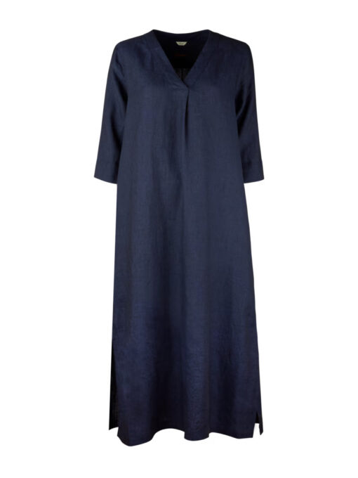 Stenströms Julia Navy Linen Dress