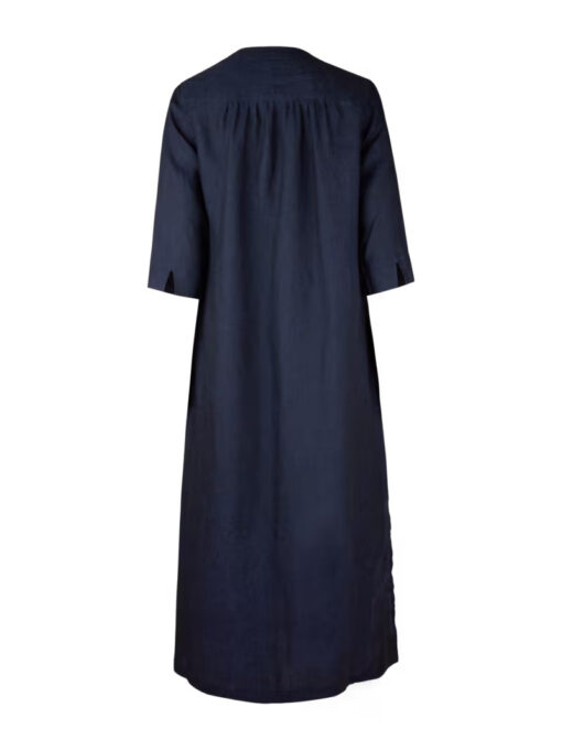 Stenströms Julia Navy Linen Dress