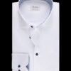 Stenströms Slimline White Contrast Twill Shirt