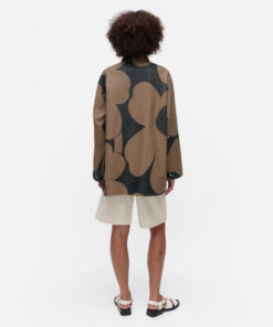 Marimekko Abstraktio Unikko Shirt Black, Light Brown