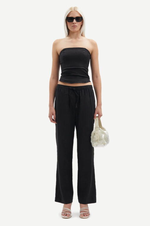 Samsøe Samsøe Hoys String Trousers Black