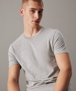 Calvin Klein 3 Pack T-shirts Black/White/Grey Heather