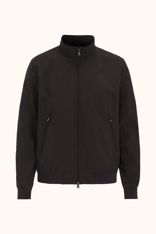 Oscar Jacobson Bomber Nylon Shell Jacket Dark Blue