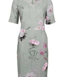 STI Carenne Print Dress Light Apple