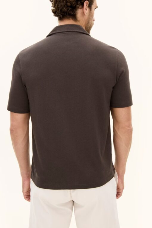 Oscar Jacobson Kirk Knitted Shirt Brown