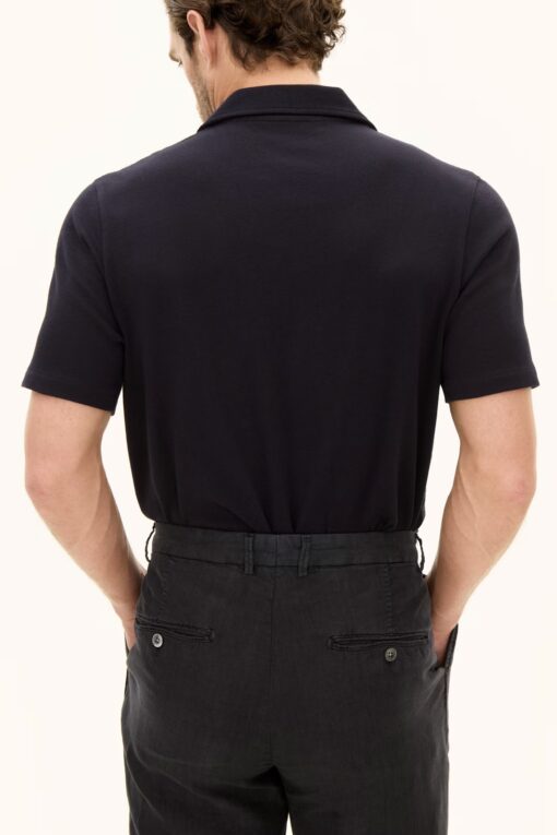 Oscar Jacobson Kirk Knitted Shirt Dark Blue
