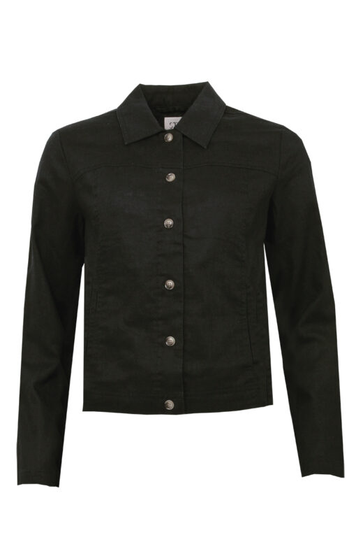 STI Linnea Linen Jacket Black