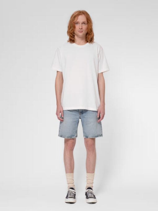 Nudie Jeans Seth Denim Shorts Sea Salt