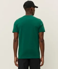 Les Deux Norregaard Contrast T-Shirt Evergreen
