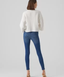 Vero Moda Natali Crop Shirt White