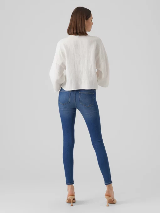 Vero Moda Natali Crop Shirt White