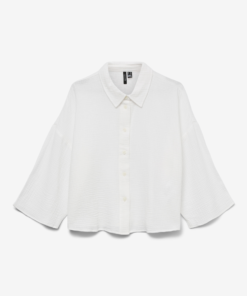 Vero Moda Natali Crop Shirt White