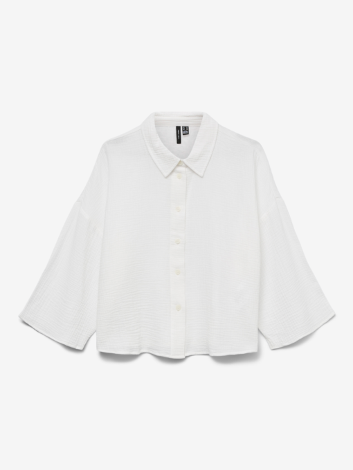 Vero Moda Natali Crop Shirt White