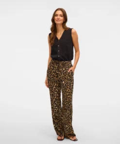 Vero Moda Jesmilo Wide Pants Brown
