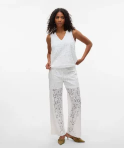 Vero Moda Honey Lave Loose Pants White