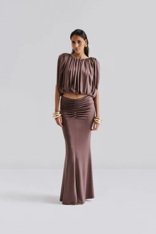 Malina Majori Maxi Skirt Chocolate