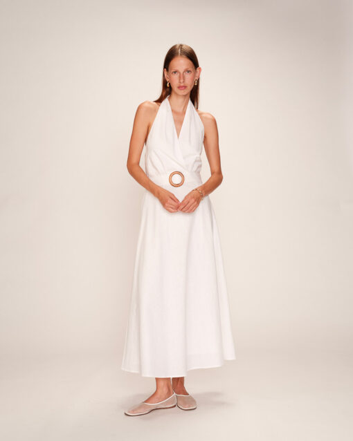 Grace & Mila Long Dress Ecru Rosamour