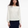 Visummi Boatneck Knit Cloud Dancer