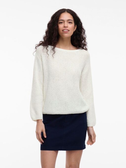 Visummi Boatneck Knit Cloud Dancer